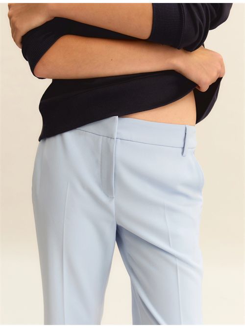 Pantalone in twill stretch - AZZURRO EMME MARELLA | EMMFARNE530/004